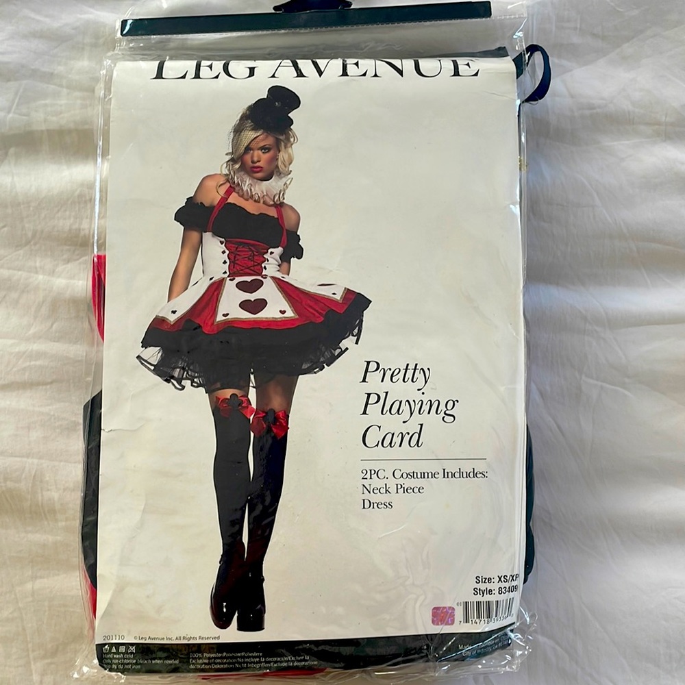 Playing card costume - leg avenue